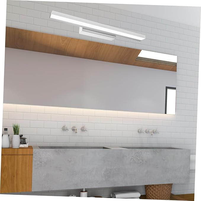 jojofuny Led Mirror Light Fixture 9w Waterproof Anti-Fog Bathroom Vanity Modern Wall Light Pure White