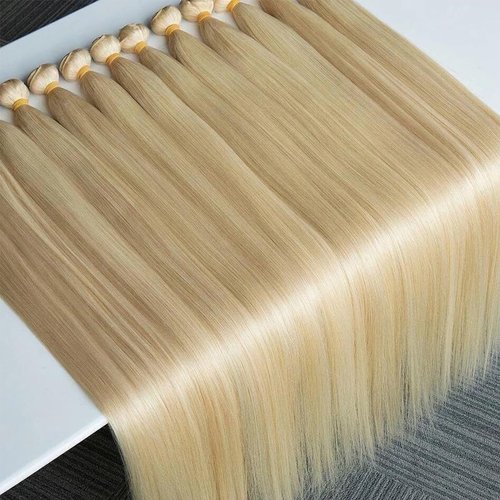 613 Blonde Bundles Human Hair Straight Hair 3 Bundles Human Hair 14 16 18 Inch 12A Brazilian Virgin Hair 613 Hair Weave Extensions