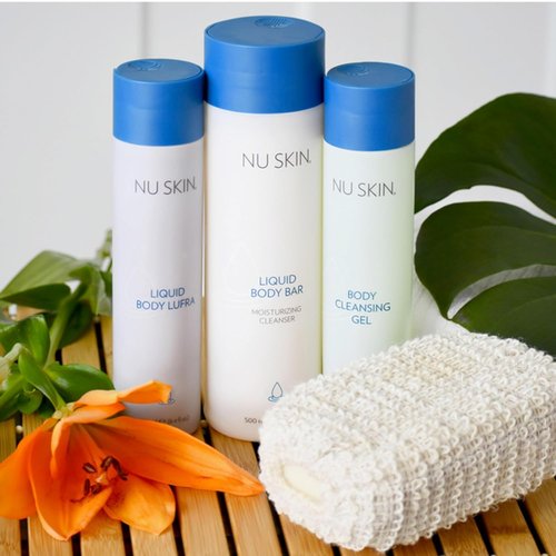 Nu Skin Liquid Body Bar | Moisturizing Cleanser for Soft, Refreshed Skin | Gentle Body Wash with Light, Invigorating Fragrance | 16.9 oz | 2 Pack