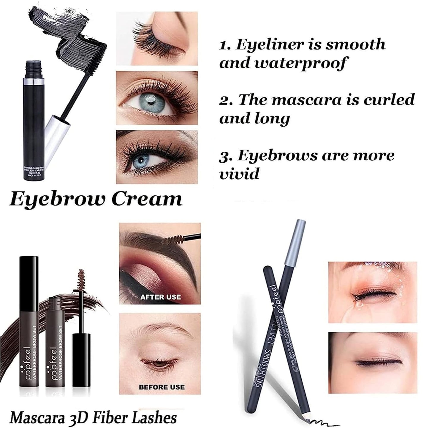 MAEPEOR All In One Makeup Kit 34PCS Makeup Kit for Women Full Kit Multi-Purpose Makeup Set for Beginners or Pros (KIT014)