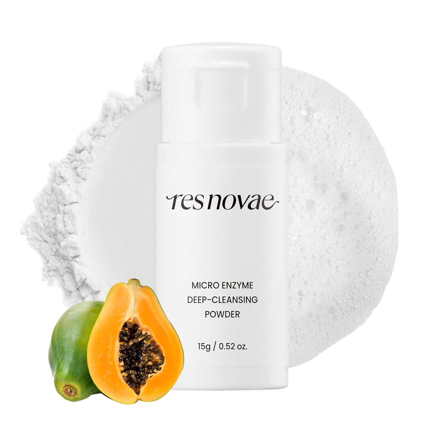 Enzyme Cleansing Powder – 15g (0.53 oz) – Purifies Pores, Removes Blackheads & Whiteheads, With Papain Enzyme for Smooth & Clear Skin | Low pH, Non-Irritating, For Sensitive Skin