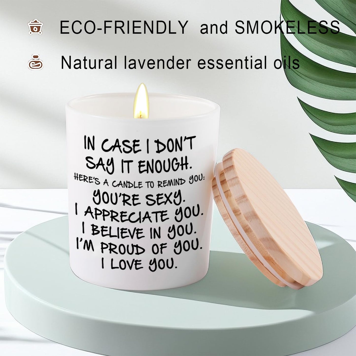 BFJLIFE Candles Gifts for Her Funny Novelty Unique Valentines Mothers Day Anniversary Birthday Christmas Gifts for Girlfriend Wife Stocking Stuffers Lavender Scented Soy Candle