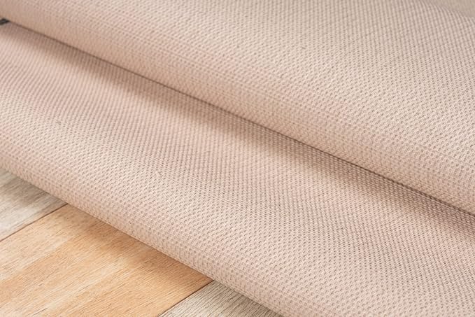 Custom Size Cut to Length Moroccan Trellis Design Runner Rug Mat For Wide Long Hallways with Non-Slip Rubber Backing, Better Traction for Pets, Prevent Slippage, Trellis Navy Blue, 31 inch X 11 feet