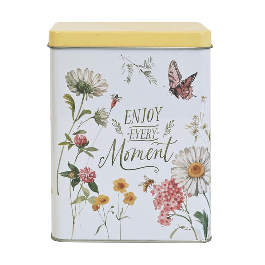 Z&Z ornamentorum Metal Cookie Tin with Lid For Gift Giving Vintage Design Gift idea for Storing Patisseries, Snack, Chocolate, Easter, Special Occasion, Holidays Doesn't Seal (1, Rectangular)