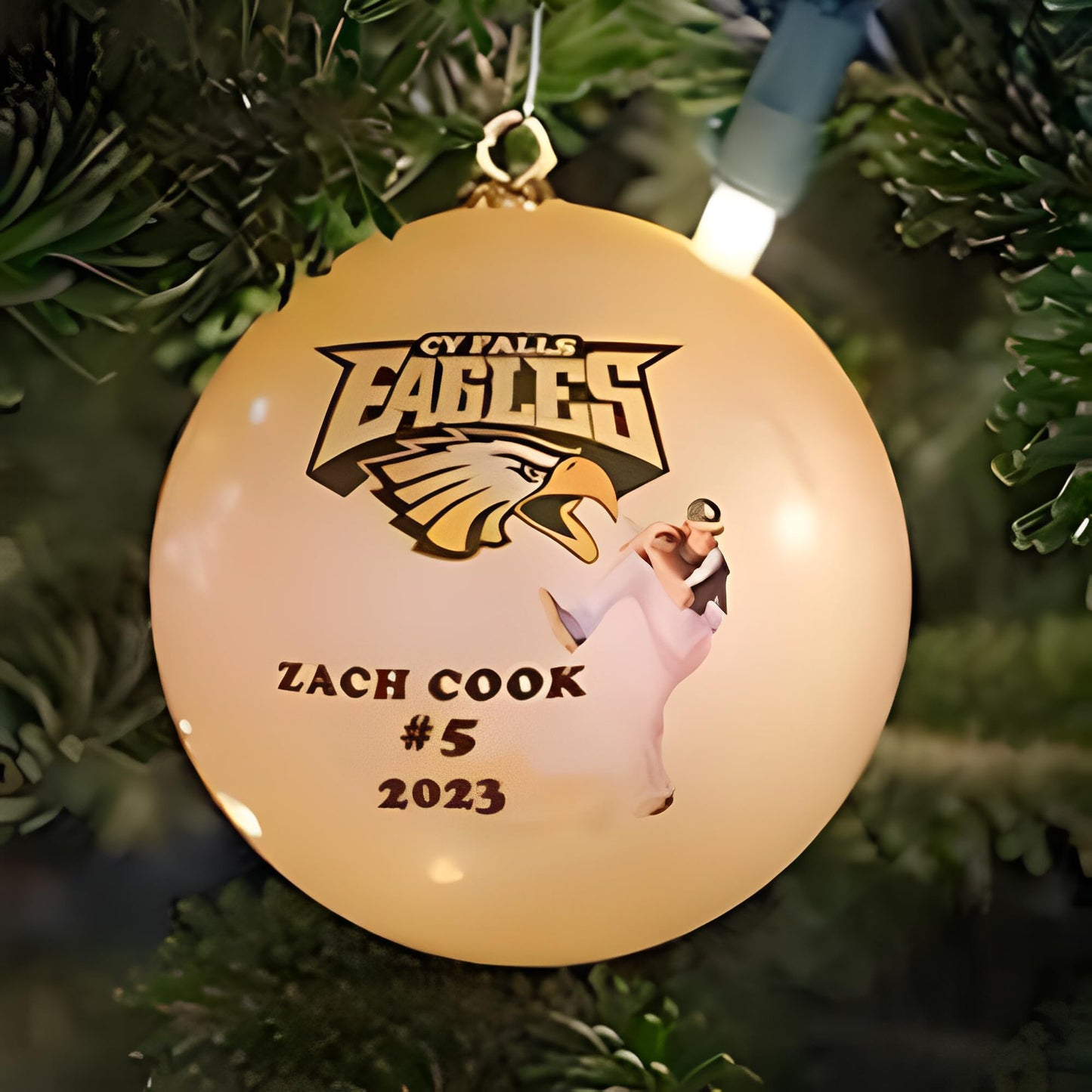 Custom Christmas Ornament, Personalized and Customizable Ball for Holidays with Photo, Picture, Logo, Name, or Text, Pearlized Color Design Your Own
