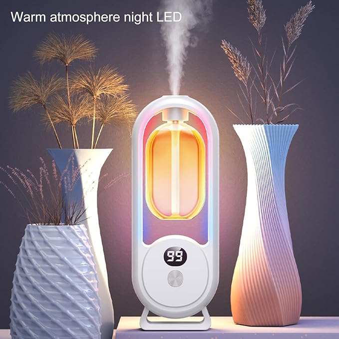 Automatic Aromatherapy Diffuser, Automatic Diffuser Sprayer Toilet Freshener Intelligent Aromatherapy Diffuser Mini Air Freshener Humidifier