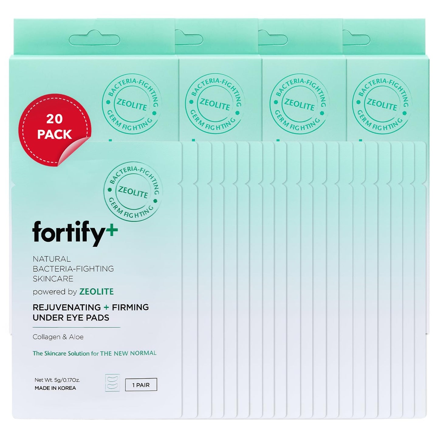 Under Eye Patches For Puffy Eyes and Dark Circles - Dermatologist Tested Anti-Aging - Ultra Hydrating, Anti Wrinkle Patches - Natural, Vegan, Clean Beauty, Korean Skin Care - 20 Pairs