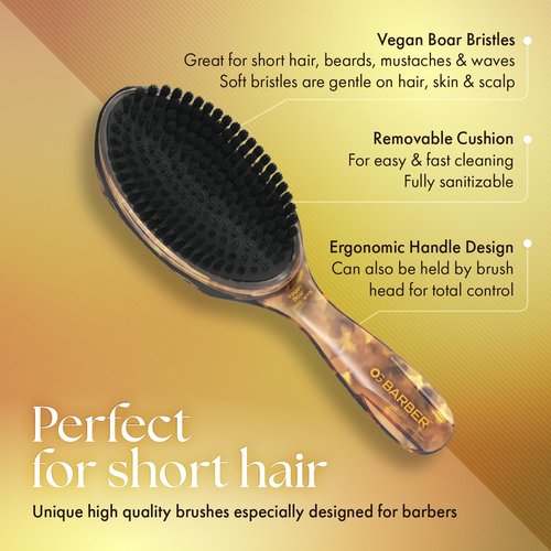Olivia Garden Barber Wave Box Set, 5-Piece Collection of Professional Styling Tools