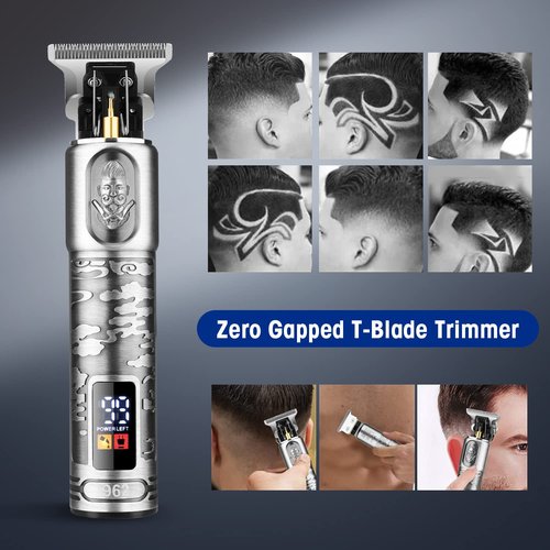 RESUXI Hair Clippers for Men & Electric Razor Shavers Set,Cordless Hair/Beard Trimmers Grooming Kit,Hair Liners Clippers for Hair Cutting Barbers Supplies,LCD Display 2 Foil Head
