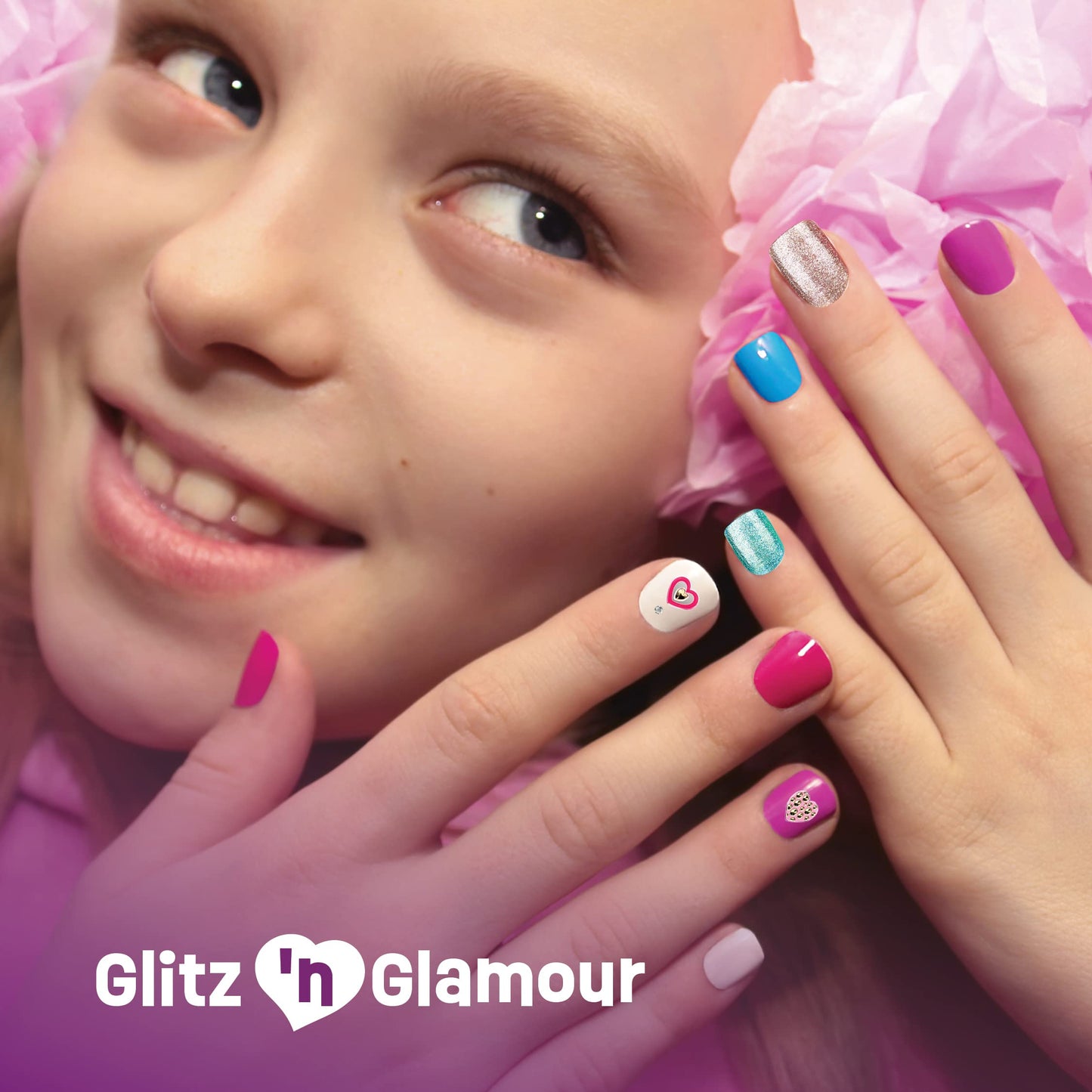 Nail Art Studio for Girls - Birthday Gift - Nail Polish Kit for Kids Ages 7-12 Years Old - Girl Gifts Ideas - Gift Set - Girly Stuff - Polish, Pens, Glitter, Stickers, Gems, Filer - 8 9 10 11 12 Year