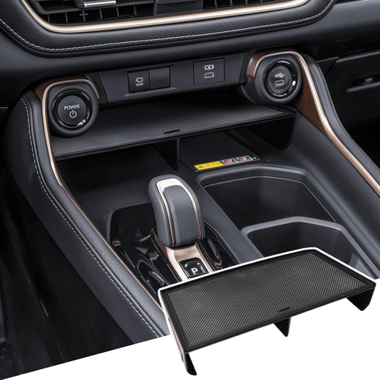 Qlhshop Middle Center Console Organizer for Toyota Grand Highlander 2026 2025 2024 Front Console Insert Divider Tray Secondary Storage Cubby Interior Accessories - (Not for Highlander)