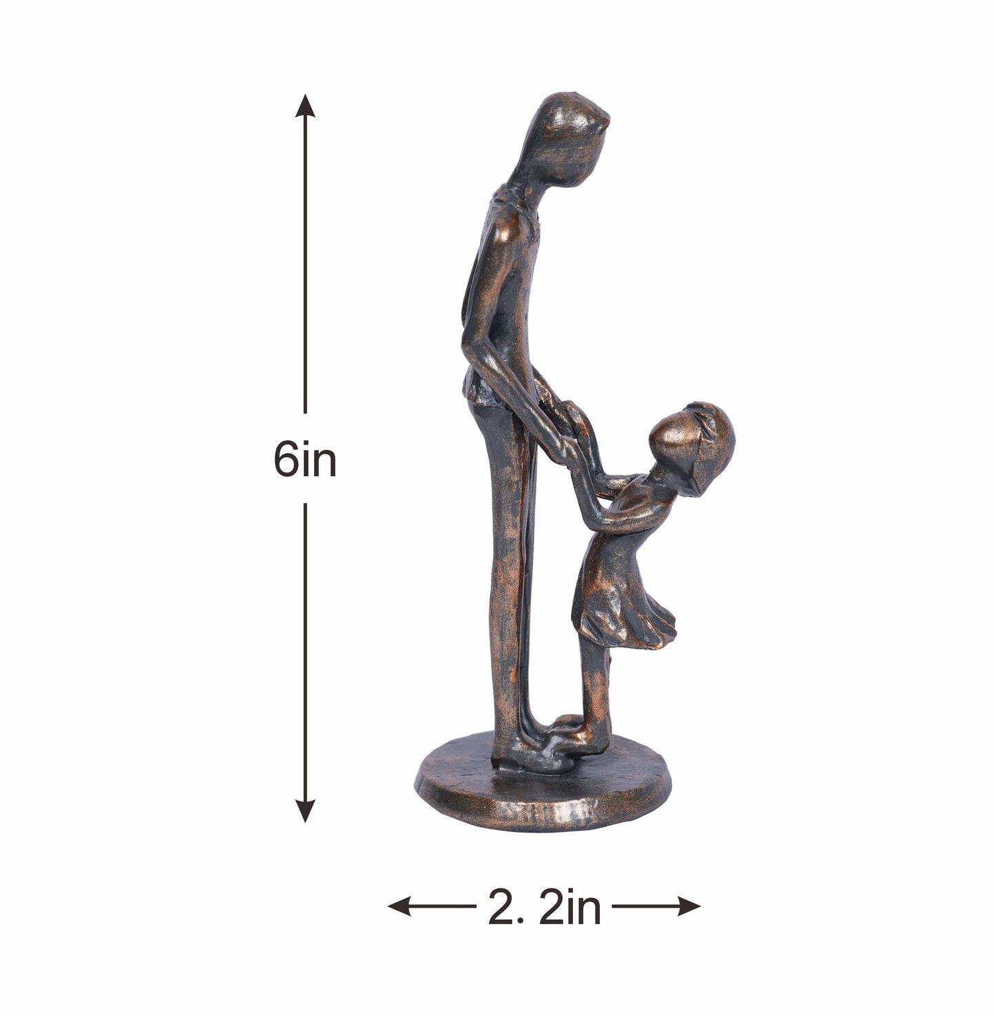 HAFKOIS Dad Gifts from Daughter Birthday Gifts for Dad Father Daughter Heartwarming for Dads Figurine Love Sculpture Decoration for Fathers Day Christmas Statue for New Stepdad Husband
