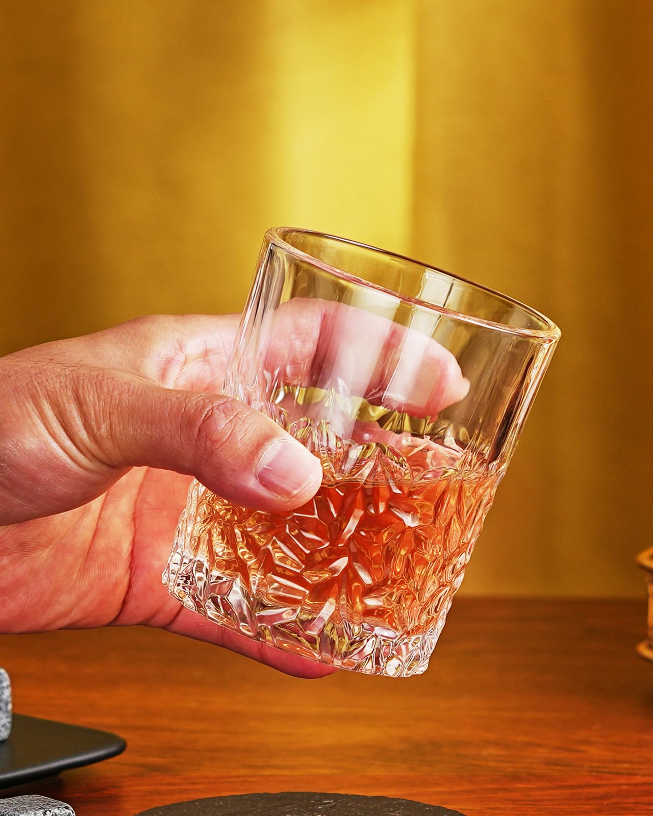 Kollea Christmas Gifts for Brother, 27 Oz Whiskey Decanter Set with 2 Glasses & Whiskey Stones, Best Brother Birthday Gifts from Sister Brother, Unique Cool Anniversary Presents Ideas for Men Him