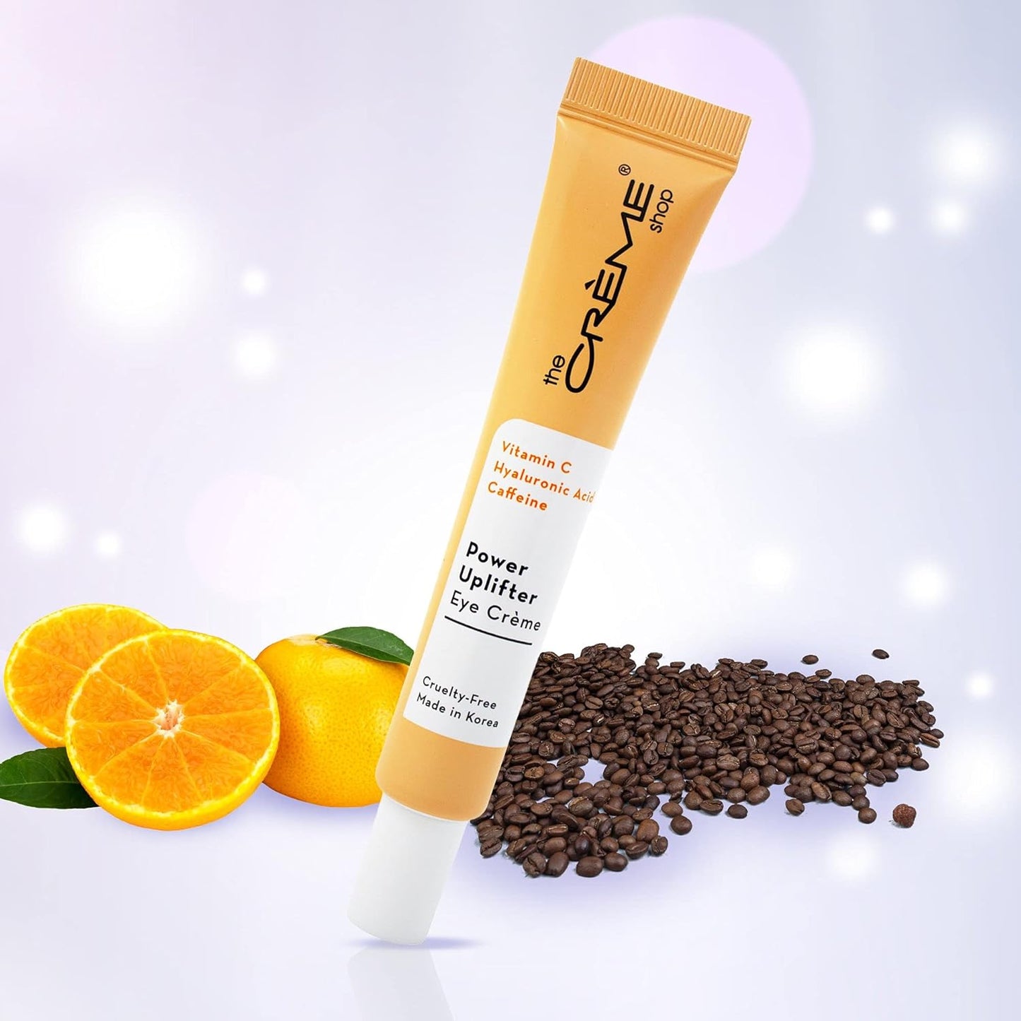 The CrÃ¨me Shop âPower Uplifter Eye CrÃ¨me With Vitamin C, Hyaluronic Acid, Caffeine For Depuffing & Hydrating