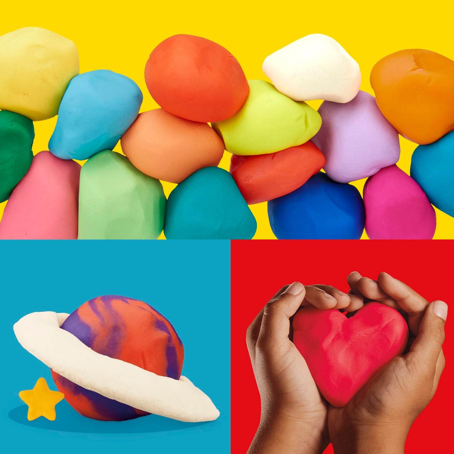 Play Doh Bulk Handout 42-Pack of 1-Ounce Modeling Compound Cans, Back to School Gifts, Prizes, & Party Favors, Kids Arts & Crafts, Preschool Toys, Ages 2+ (Amazon Exclusive)