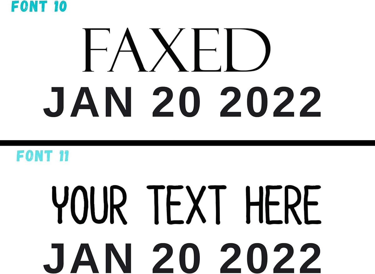 2025 Custom Date Stamp Received Paid Completed Emailed Posted Scanned Approved Date Stamp Self Inking Personalize with 1 Line Custom Text - Self Inking Business Stamper