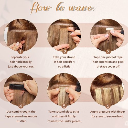 Tape in Hair Extenions 99j Burgundy Color 100% Remy Human Hair Tape in Straight Seamless Skin Weft Tape Hair Extensions Real Natural Hair Extensions 40g 20Pcs （24 inches）