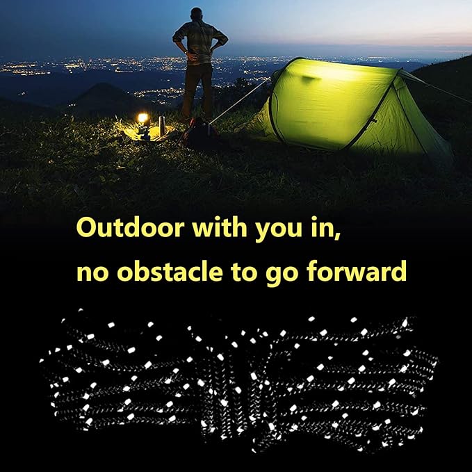 6 Pack 4mm Outdoor Guy Lines Tent Cords Reflective Canopy Wind Rope Lightweight Camping Rope with Aluminum Guylines Adjuster for Tent Tarp, Canopy Shelter, Camping, Hiking, Backpacking (yellow)