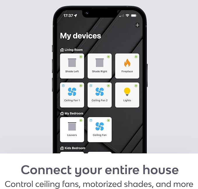 BOND | Add Wifi to Ceiling Fan, Fireplace or Motorized shades | Works with Alexa, Google Home | Remote Control with App | Works with iPhone or Android