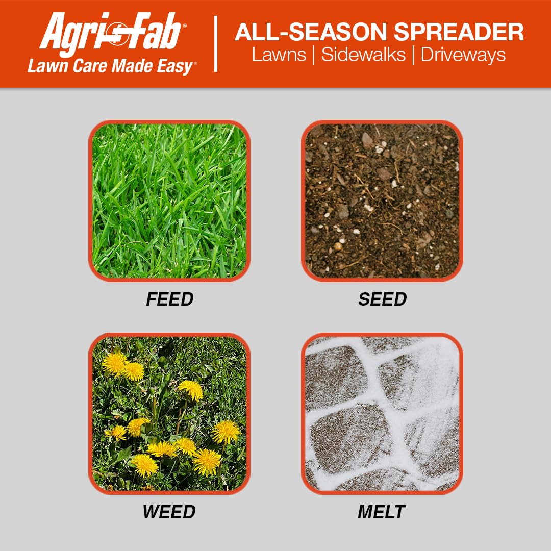 Agri-Fab 45-0530-131, 85 lb. Tow Broadcast Spreader,Black/Orange
