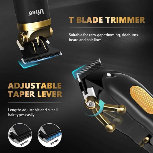 Ufree Beard Trimmer for Men, Electric Razor, Nose Hair Trimmer, Cordless Hair Clippers Shavers for Men, n, Professional Clippers and Trimmers Set, Cordless Clippers for Hair Cutting, Beard Trimmer
