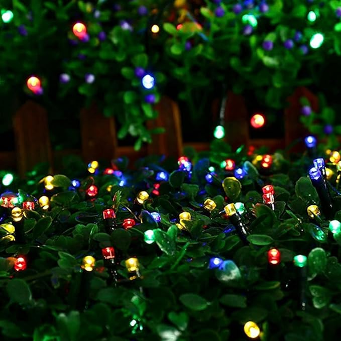 Dazzle Bright 132FT 400 LED Christmas Lights, Christmas String Lights Plug in with 8 Modes, Waterproof Christmas Decorations for Xmas Indoor Outdoor Party Home Tree Decor, Multi-Colored