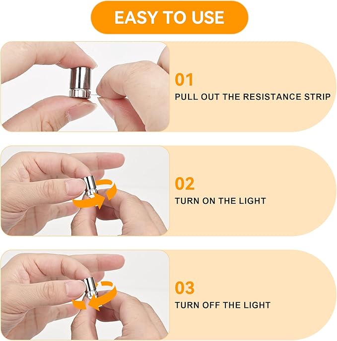 12 Pack Mini Lights, Warm White Mini LED Spotlight, Small LED Lights for Crafts, Small Display Light Battery Powered, Wireless Dollhouse Light, Miniature Spotlights for Displays, Party,Wedding