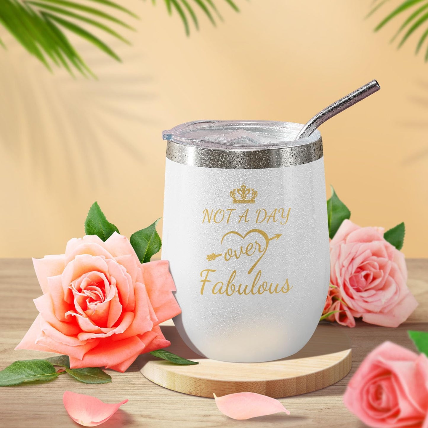 Birthday Gifts for Women Friendship, Happy Birthday Gifts Basket for Mom Friend Sister Wife Her Birthday Gift Unique, Luxury Self Care Gift Rose Relaxing Spa Gifts Set with 3D Birthday Card for Women