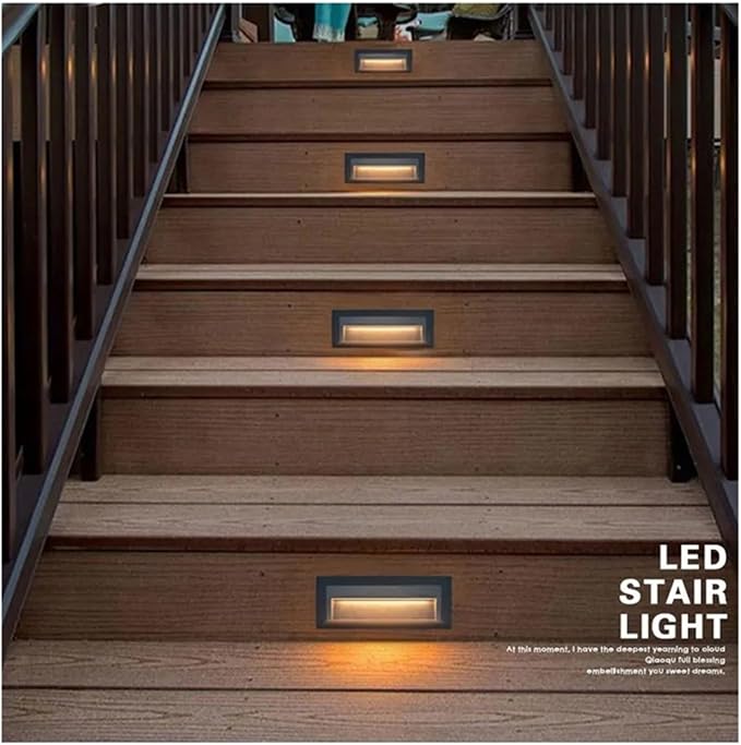 LED Stair Light Mounted Wall Lamp Indoor and Outdoor Garden Corridor Lights,Simple