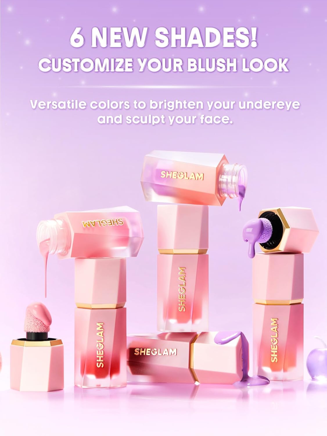 SHEGLAM Color Bloom Liquid Blush-Candy Apple