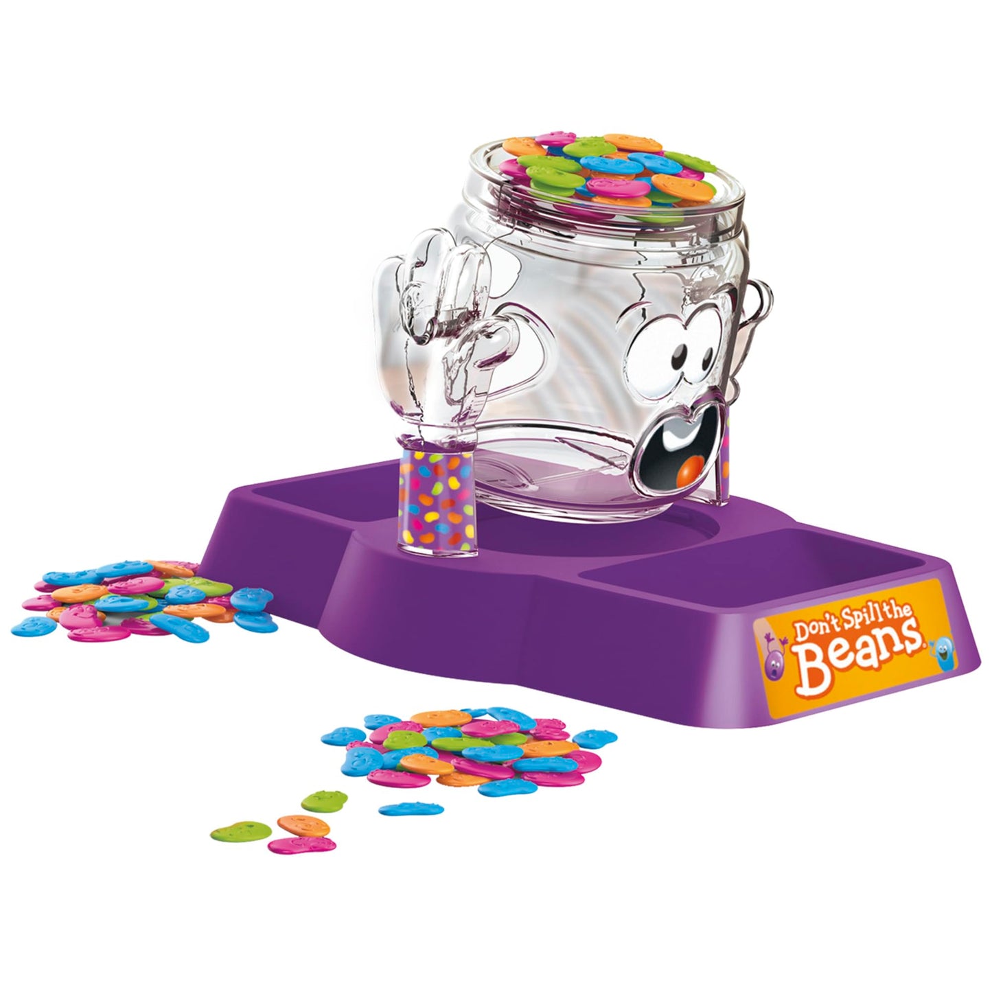 Hasbro Gaming Don't Spill The Beans Game for Kids, Easy and Fun Balancing Game for Children Ages 3 and Up, Preschool Games for 2 Players, Kids Board Games
