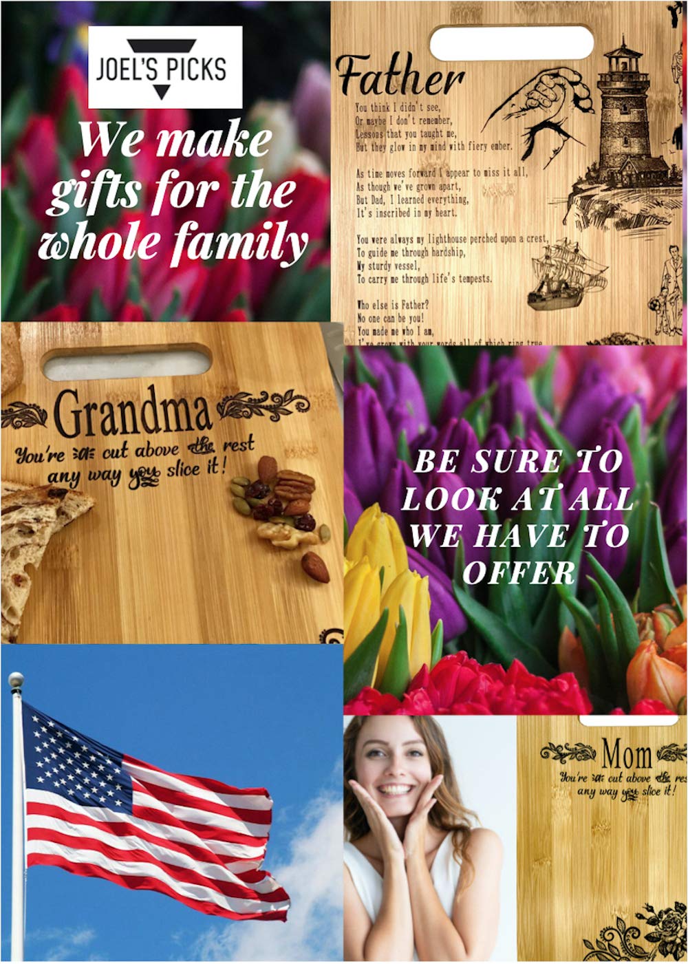 Gift for Brother-in-Law Birthday, Christmas, Wedding Engraved Bamboo Cutting board 9” x 12”