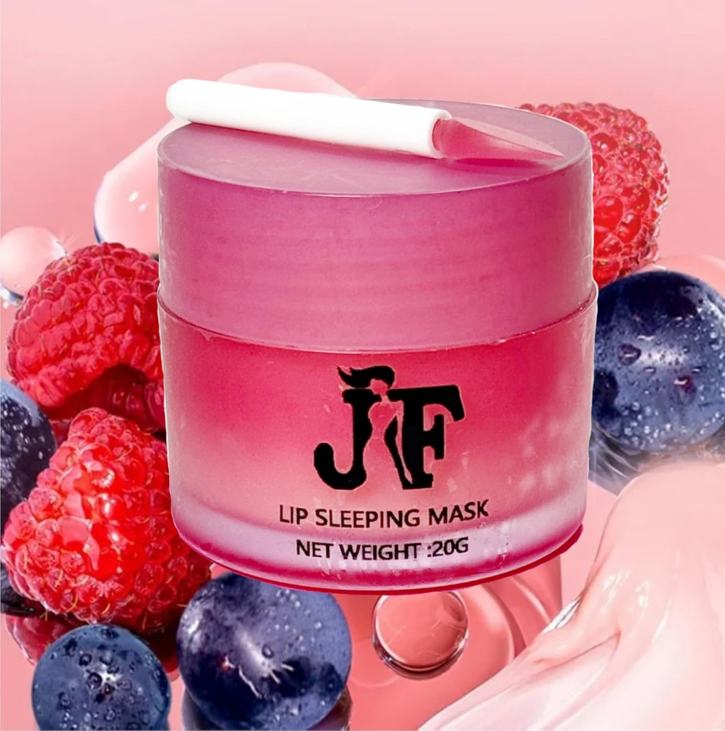 Lip Care Product Organic Moisturizing Nourishing Night Lip Sleeping Repair Hydrating natural Lip Balm, Light Pink