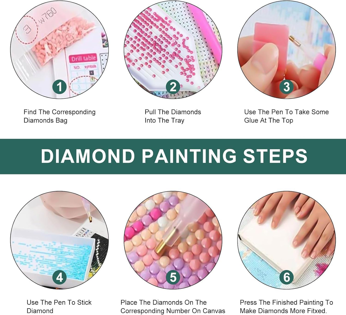 Zythron Large Diamond Art, Diamond Art Kits for Adults Beginner, Landscape Large Diamond Painting 5D DIY Full Round Gem Crystal Art Paint by Diamond, Home Wall Decor 27.5 X 15.7 inch