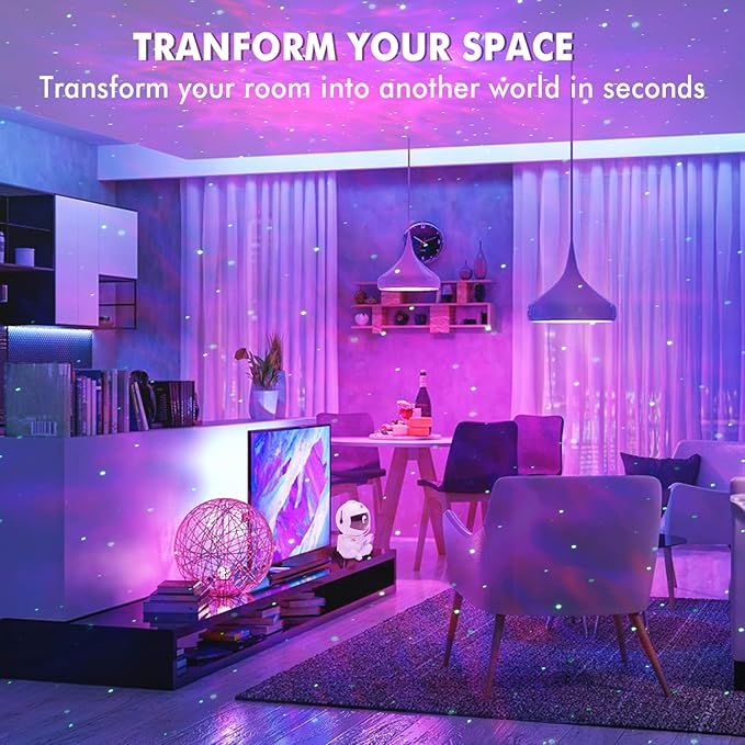 Astronaut Star Projector, Kids Night Light, Nebula Projector Light. Galaxy Bedroom Projector, Adult Playroom/Home Theater/Ceiling/Room Decoration