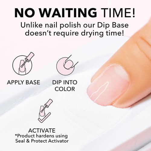 Kiara Sky Dip Powder Essentials 10 oz Refill, Dark Pink