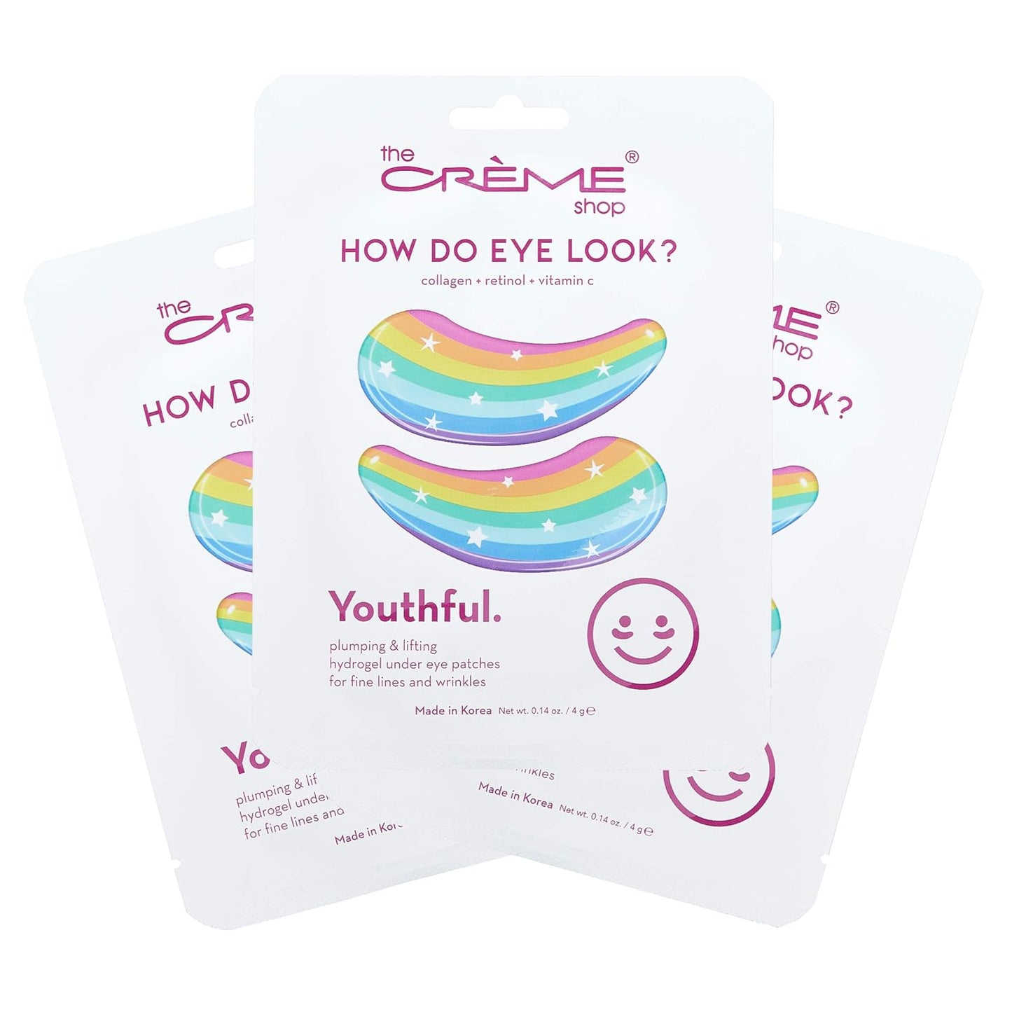 The CrÃ¨me Shop - How Do Eye Look? Hydrogel Under Eye Patches (Youthful) 3 Pack