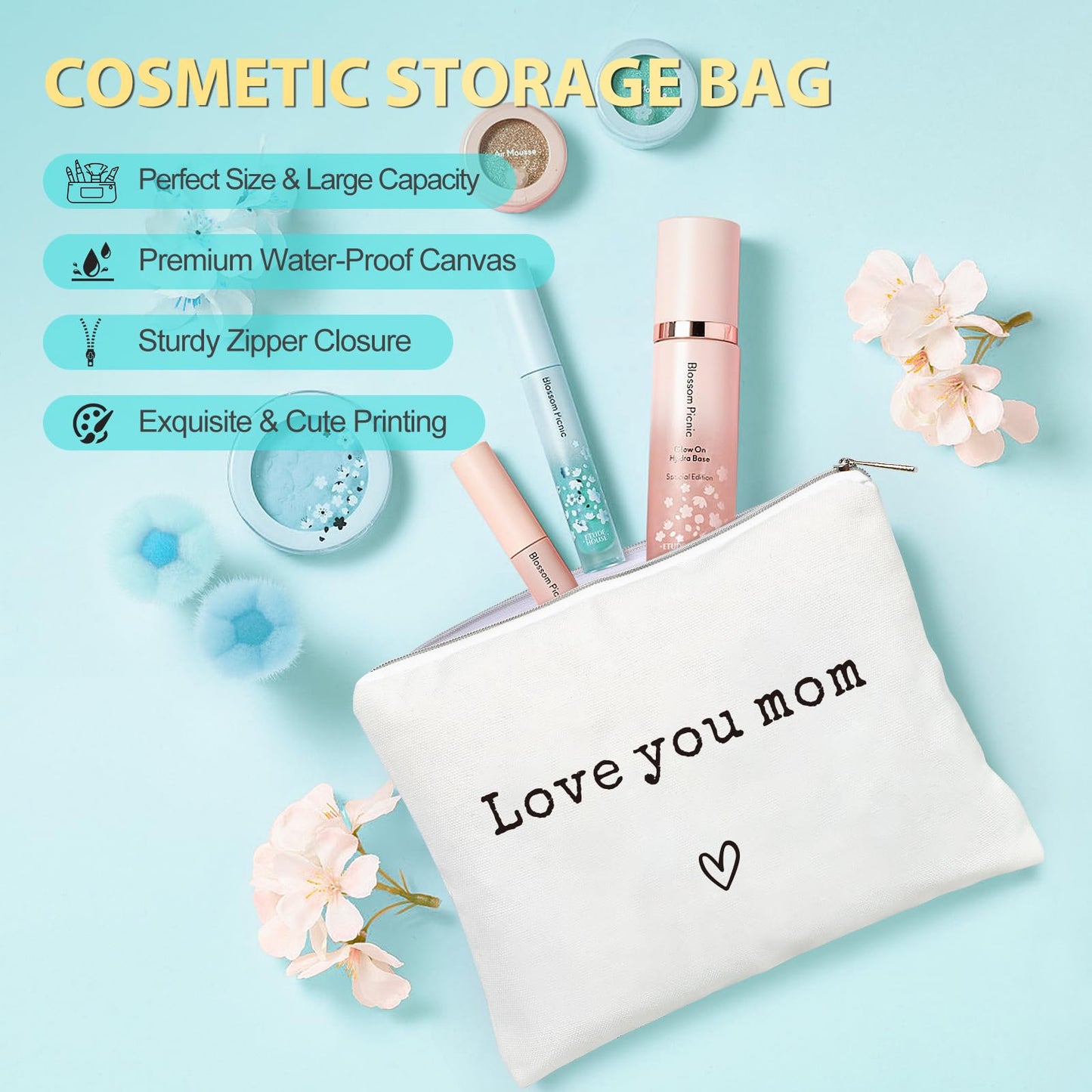 Suhctuptx Gifts for Mom - Daughter, Son & Best Mom Ever - Christmas, Mother's Day, Valentine's Day & Funny Birthday Ideas - Mother In Law Tote Bag