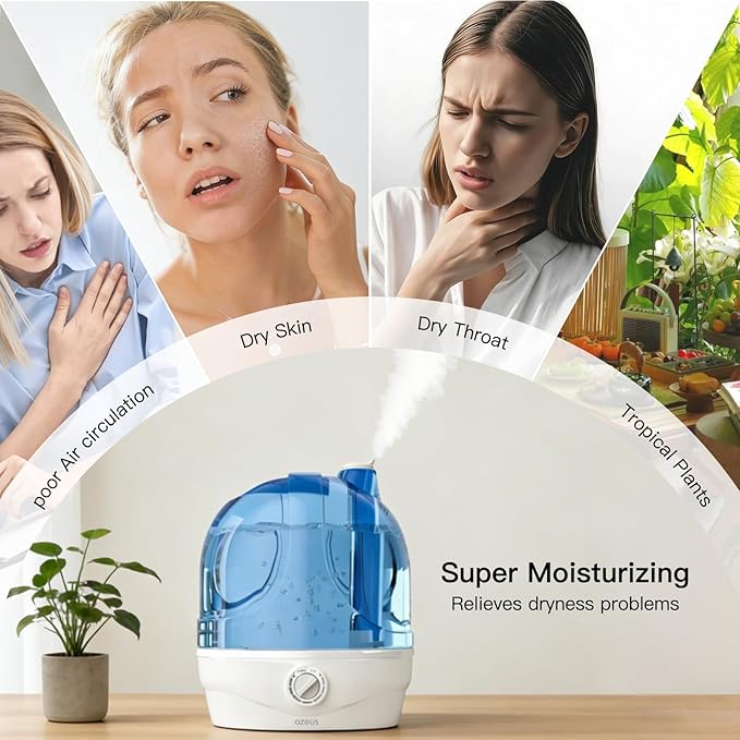 AZEUS humidifiers (blue, medium size)