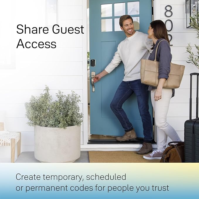 Yale Home Assure Lock 2 Deadbolt, Satin Nickel Keyless Entry Door Lock with Digital Touchscreen Keypad and Bluetooth Connectivity (No Wi-Fi), ‎ ‎YRD450-BLE-619