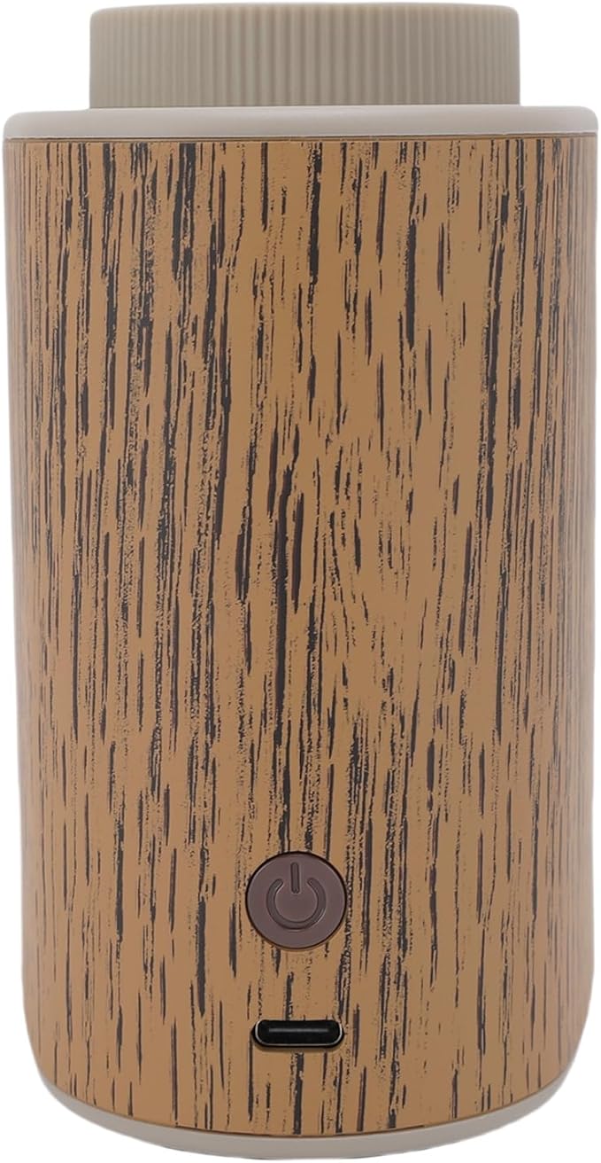 Fabater Essential Oil Diffuser, Waterless 60ML Smart Aromatherapy Diffuser, Smart Scent Air Machine with APP Control for Bedroom, Living Room, Car, Office (Wood Grain)
