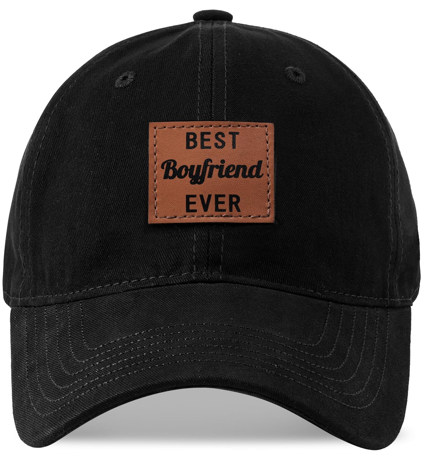 MEINICY Boyfriend Valentines Day Gifts, Anniversary Birthday Valentines Day Gifts for Him Boyfriend Dad Hat Black