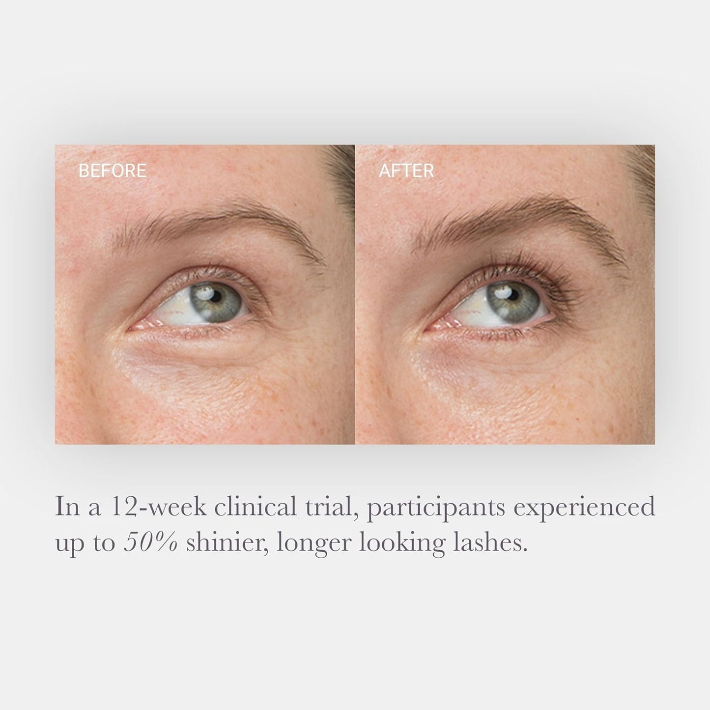 NULASTIN Eyelash Serum for Thicker Looking Lashes - Follicle Fortifying LASH Serum - Clinically Tested Eyelash Enhancing with Keratin - From the Experts in Brows and Lashes (0.1 Fl Oz)