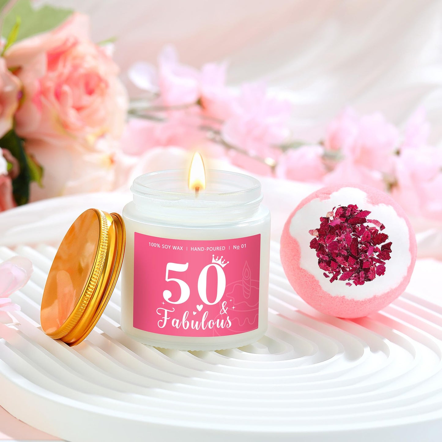 50th Birthday Gifts for Her Happy 50th Birthday Gifts for Women Unique Gift for 50 Year Old Woman Turning 50 and Fabulous Gift for Women 50th Birthday Decorations for Woman Her Sister Mom