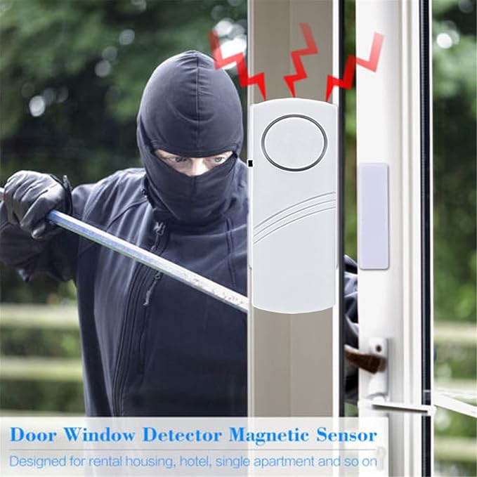 Door Window Alarm, 90DB Door Alarms for Kids Safety, Door Window Burglar Alarm-Window Pool Alarms for Home (15 Pack)