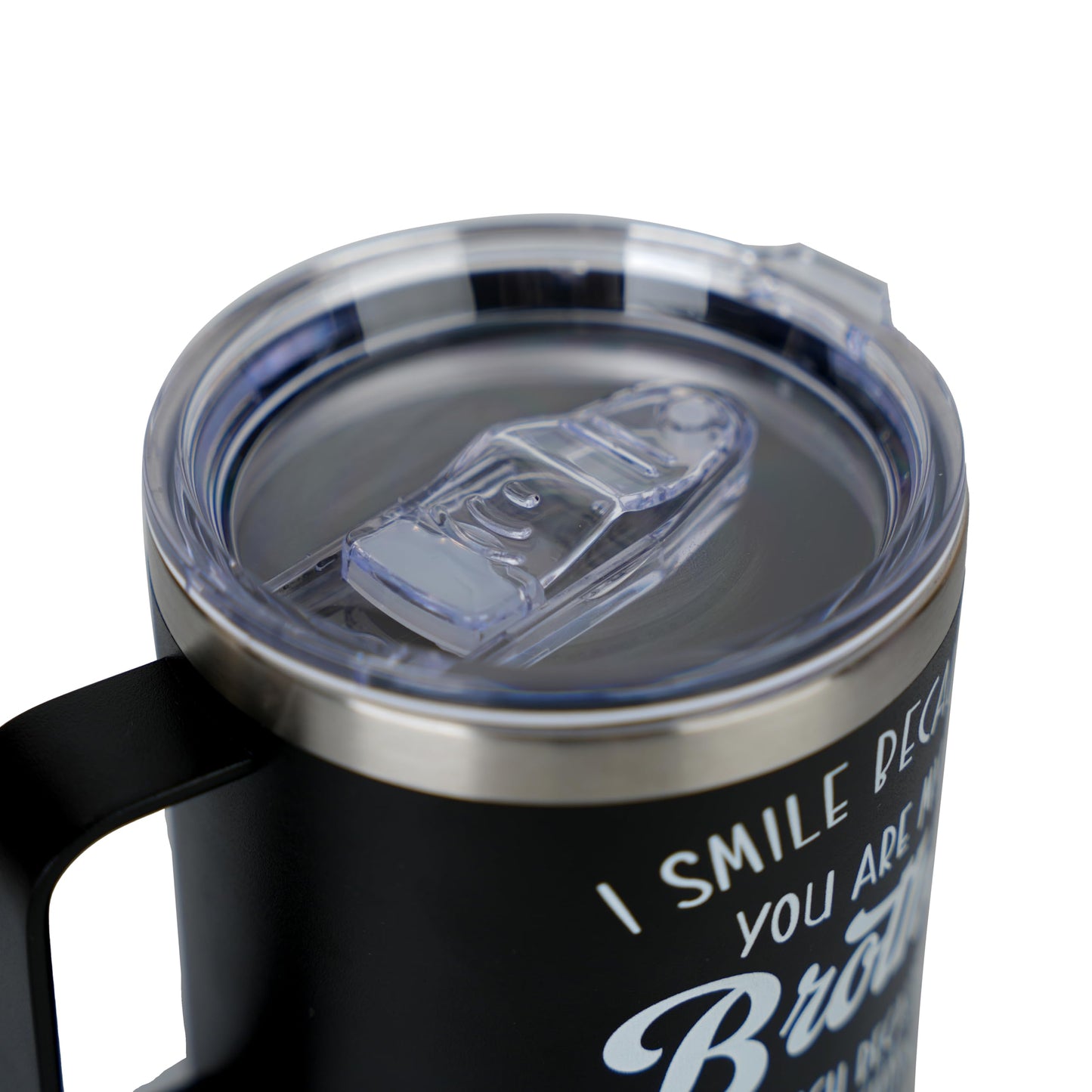 14 Oz Tumbler for Brother – Christmas, Birthday Present from Sister or Brother, Funny Drinkware for Him