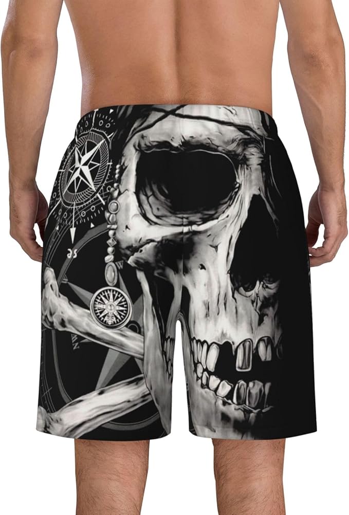 Mens Swim Trunks with Mesh Lining,Quick Dry Swimsuit Board Shorts Beach Pants Swimwear Bathing Suits