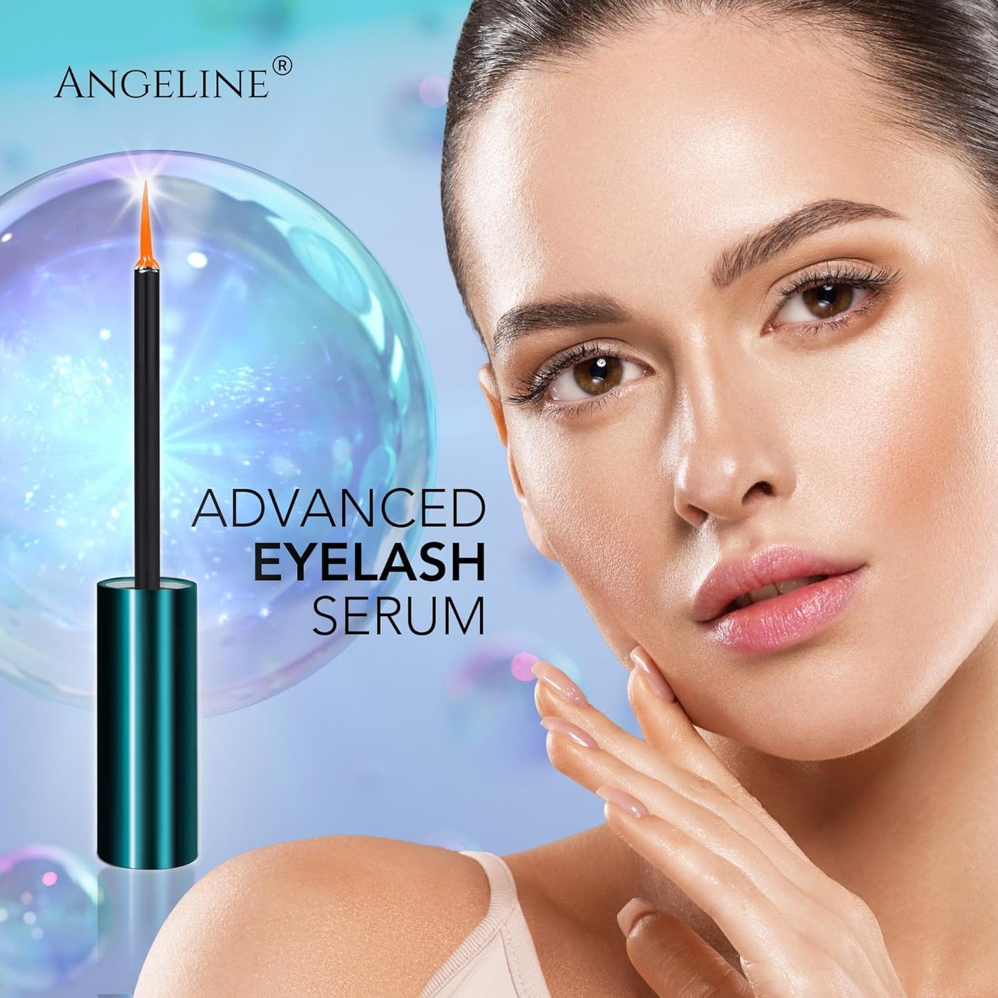 Premium Lash Serum for Eyelash Growth Serum, Advanced Formula for Fuller and Thicker Lashes and Brows 5ml