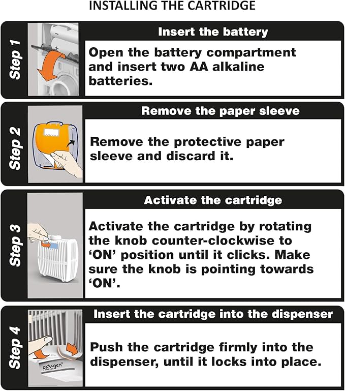 Oxygen-Pro - Glow, Sweet Amaretto Strong Fragrance Cartridge For Oxy-Gen Powered Commercial Air Fresheners and Deodorizers (6)