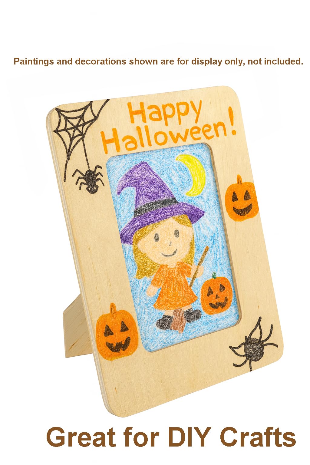 LWR CRAFTS Wooden DIY Photo Frame 4" x 6"" Pack of 2"